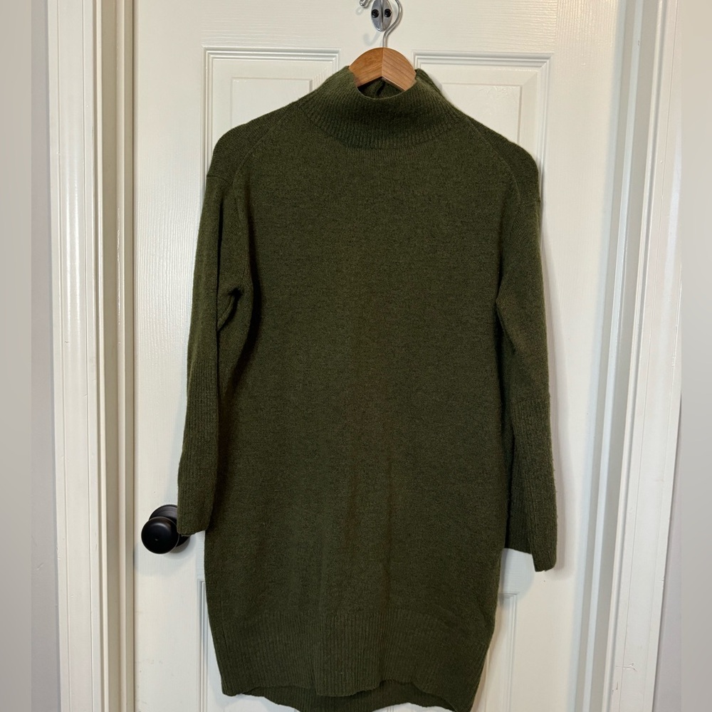 Target olive green sweater dress